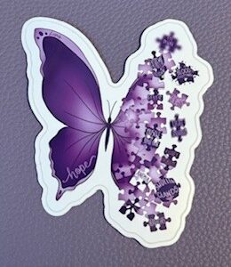 Butterfly Sticker - Single