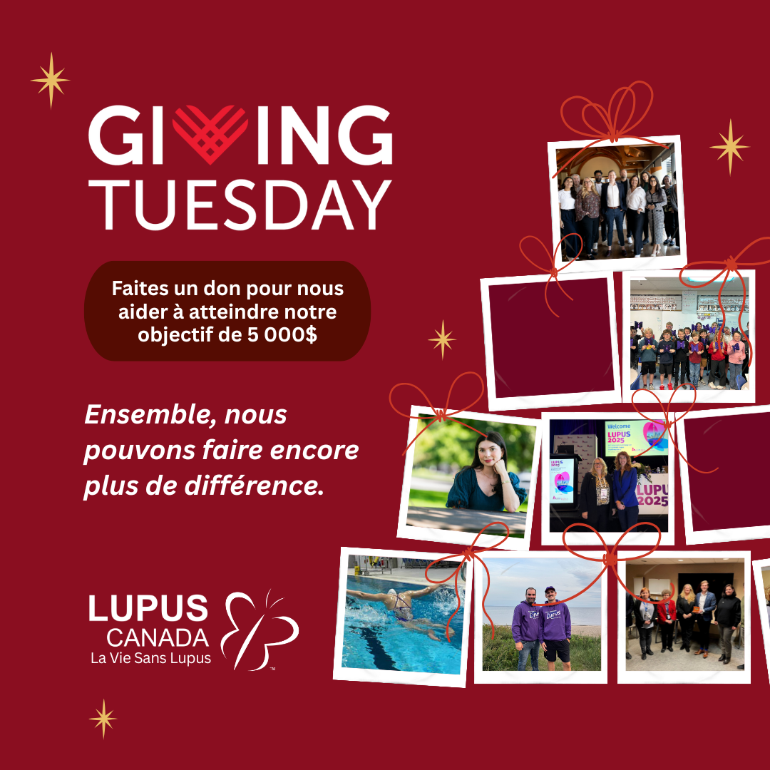 Faites un don le 2 décembre pour soutenir les Canadiens atteints de lupus.