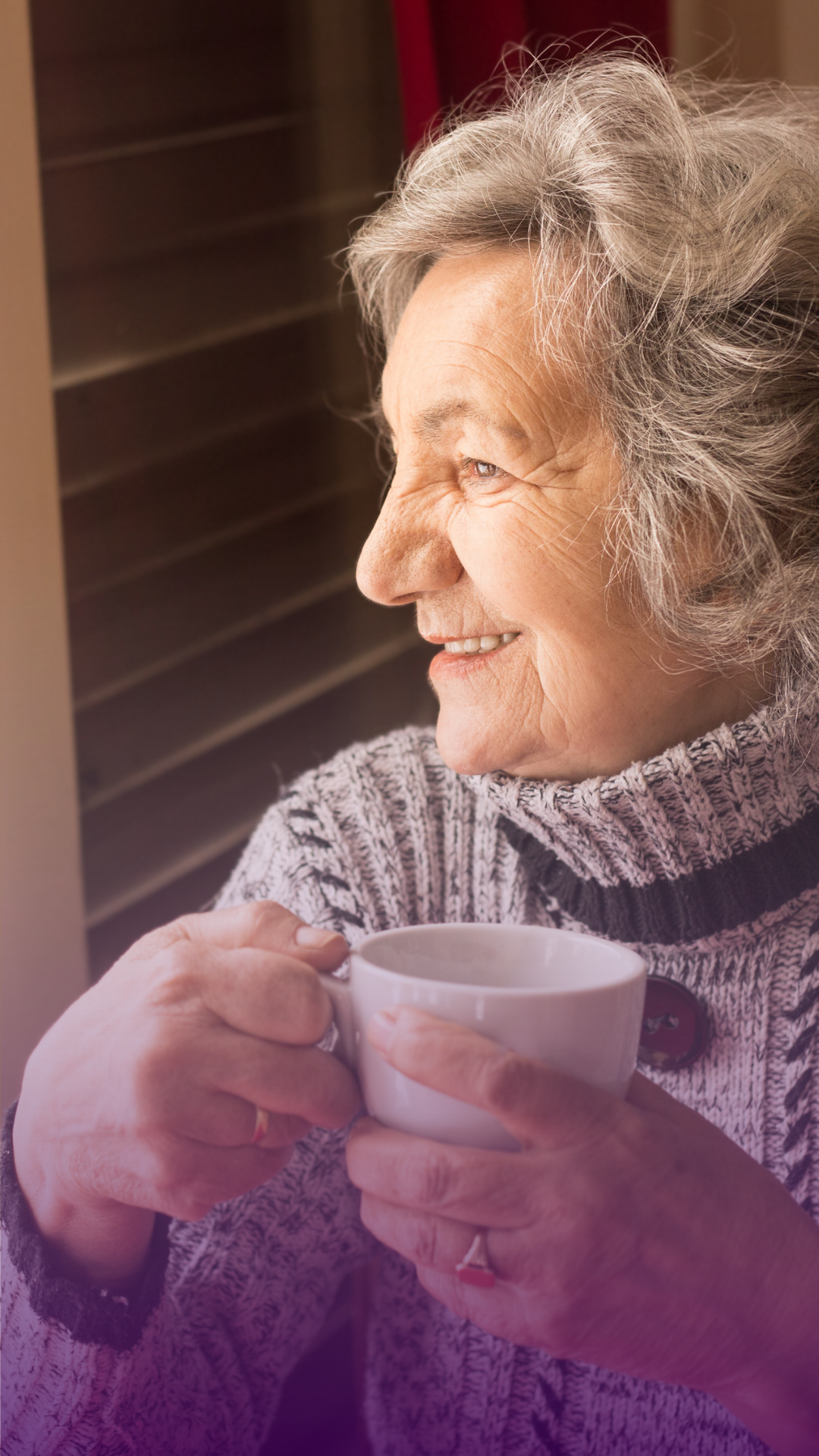 Woman living with lupus holding a cup of tea, reflecting on new cutaneous lupus treatment advancements